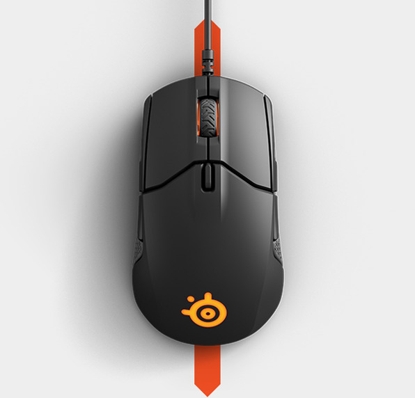 Black gaming mouse
